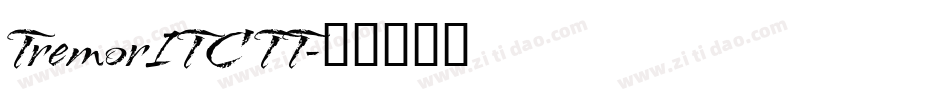 TremorITC TT字体转换